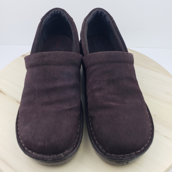 B.O.C. Corduroy Clog Shoes Women's Size 10M Brown Comfort Slip on Retro Boho - Picture 5 of 15